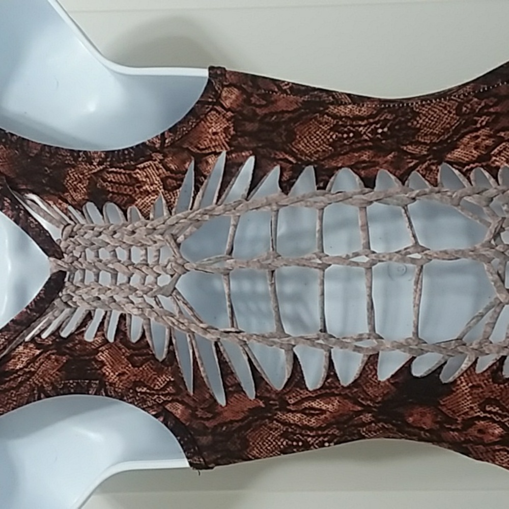 Upcycled Once & Again Snake Print Tank Top - image 4